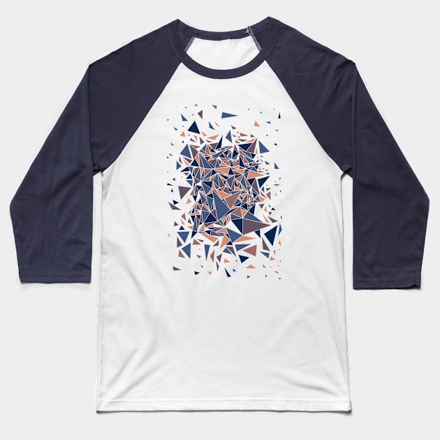 Triangle Fever 2.3 Baseball T-Shirt by ElenaCasiglio